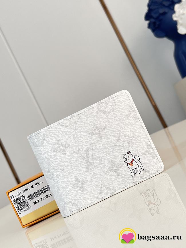 Bagsaaa LV Multiple Wallet M27082 White - 11.5cm - 1