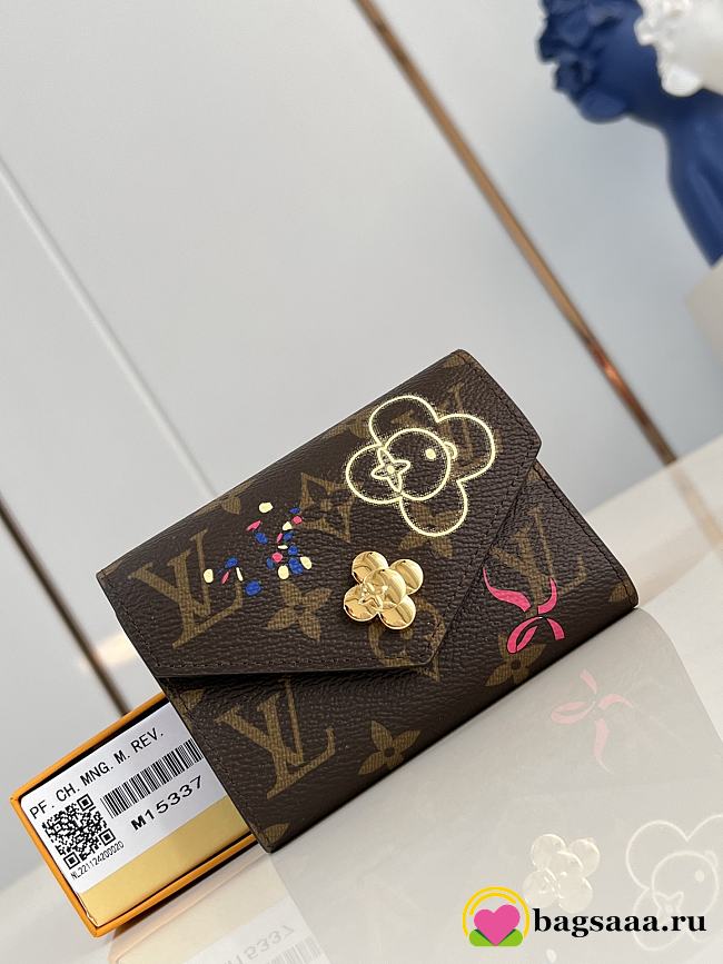 Bagsaaa LV Victorine wallet Vivienne Winter Holiday design M15337 - 9.5cm - 1