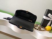 Bagsaaa Chanel Mini Flap Bag with Top Handle AS5875 black velvet - 20cm - 3