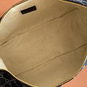 Bagsaaab Gucci Vanity medium top handle bag 857799 blue denim - 27.5cm - 3