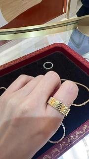 Bagsaaa Cartier Love Unlimited Ring gold color - 4
