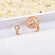 Bagsaaa Dior Rose des Vents Ring Pink Gold and Diamonds - 1