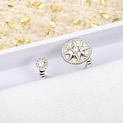 Bagsaaa Dior Rose des Vents Ring Silver and Diamonds - 1