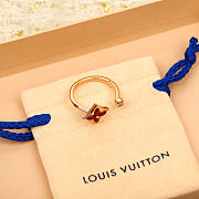 Bagsaaa LV Color Blossom Mini Star Ring, Pink Gold - 2