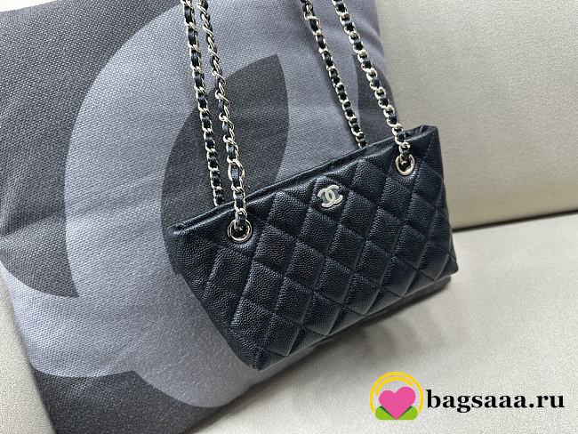 Bagsaaa Chanel Timeless Classics black caviar leather - 17cm - 1