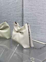 Bagsaaa Small Dior Bow Bag Latte Lambskin - 26cm - 3