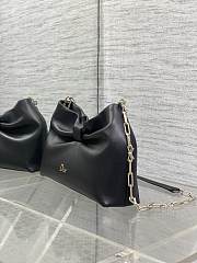 Bagsaaa Small Dior Bow Bag Black Lambskin - 26cm - 2