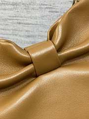 Bagsaaa Small Dior Bow Bag Brown Lambskin - 26cm - 4