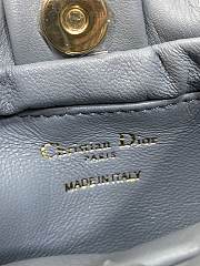 Bagsaaa Small Dior Bow Bag Blue Lambskin - 26cm - 2