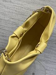 Bagsaaa Small Dior Bow Bag Yellow Lambskin - 26cm - 3