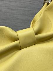 Bagsaaa Small Dior Bow Bag Yellow Lambskin - 26cm - 2