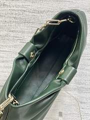 Bagsaaa Small Dior Bow Bag Dark Green Lambskin - 26cm - 3