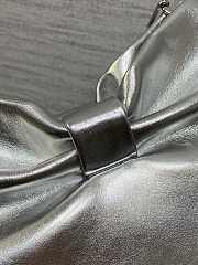 Bagsaaa Small Dior Bow Bag Silver Lambskin - 26cm - 2