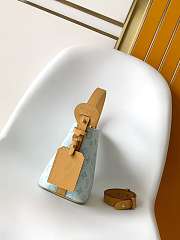 Bagsaaa Louis Vuitton All In BB bag in Monogram Origine canvas light blue - 18cm - 3