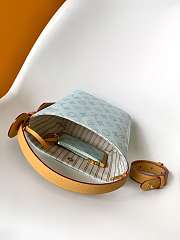 Bagsaaa Louis Vuitton All In BB bag in Monogram Origine canvas light blue - 18cm - 2