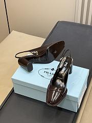 Bagsaaa Prada Patent Leather Slingback Pump brown - 2