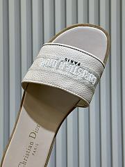 Bagsaaa Dior Dway Slide Powder Beige Grained Calfskin - 4