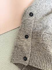 Bagsaaa Miu Miu wool cardigan with a crew neck and pockets - 2