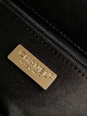 Bagsaaa Chanel small flap bag in black and white sequins with gold-tone metal - 21cm - 3