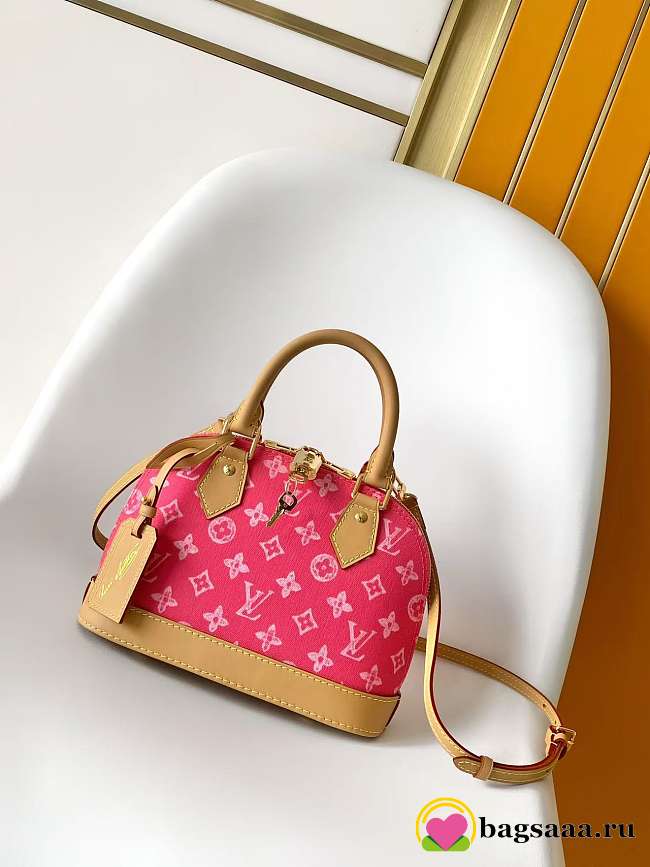Bagsaaa LV M28272 Alma BB Monogram Origine Rose Ruban - 23.5cm - 1