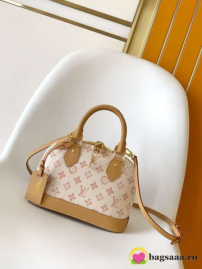 Bagsaaa LV M27525 Alma BB Monogram Origine Lin - 23.5cm - 1