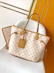 Bagsaaa LV M27521 Neverfull MM Monogram Origine Lin - 31cm - 1