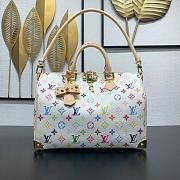 Bagsaaa M27789 LV x TM Speedy Soft 30 Multicolor/White - 30cm - 1