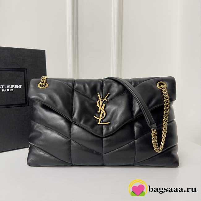 Bagsaaa YSL 577475 PUFFER MEDIUM in Nappa leather black - 35cm - 1