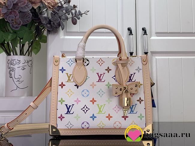 Bagsaaa M27580 LV x TM Onthego PM Multicolor/White - 25cm - 1