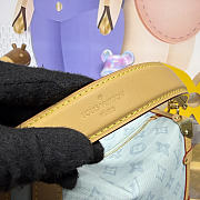 Bagsaaa LV M27891 Side Trunk MM Monogram Origine Bleu Courrier - 23.5cm - 3