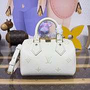 Bagsaaa LV M27572 Speedy Bandoulière 20 Milky White/Green - 20.5cm - 1