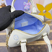 Bagsaaa LV M28314 Speedy Bandoulière 20 Milky White/Blue - 20.5cm - 3
