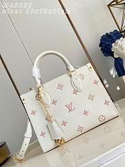 Bagsaaa LV M28313 OnTheGo PM Milky White/Peach - 25cm - 1
