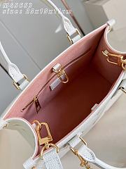 Bagsaaa LV M28313 OnTheGo PM Milky White/Peach - 25cm - 2