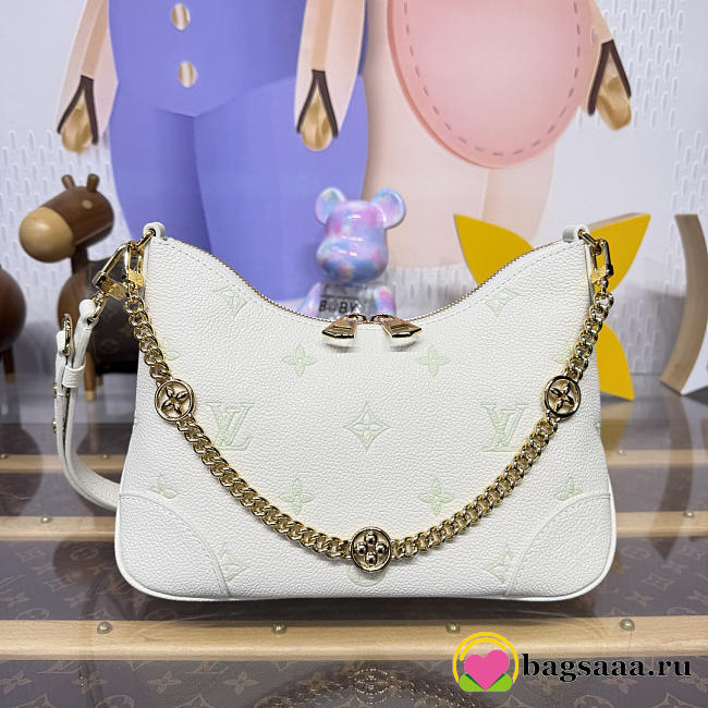 Bagsaaa LV M27571 Boulogne PM Milky White/Green - 26cm - 1