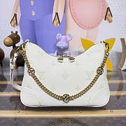Bagsaaa LV M27571 Boulogne PM Milky White/Green - 26cm - 1