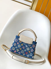 Bagsaaa LV M12947 Capucines Mini Denim Blue - 21cm - 3