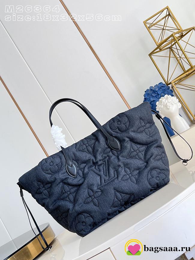 Bagsaaa LV M26364 REVERSIBLE Neverfull Inside Out MM - 42cm - 1