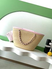 Bagsaaa Chanel Large Shopping Bag AS5952 Beige & Pink - 54cm - 3
