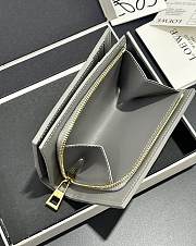 Bagsaaa Loewe Compact Landscape wallet in nappa calfskin gray - 11cm - 4