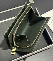 Bagsaaa Loewe Compact Landscape wallet in nappa calfskin green - 11cm - 3