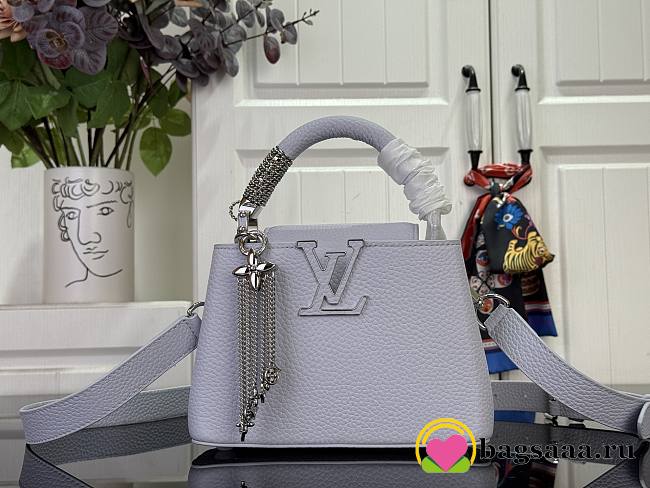 Bagsaaa LV M26328 Capucines Mini Frozen Blue - 21cm - 1