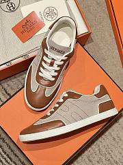 Bagsaaa Hermes Match sneaker brown & beige - 2
