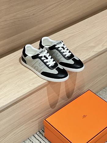 Bagsaaa Hermes Match sneaker black & beige