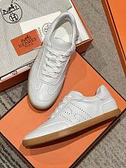 Bagsaaa Hermes Match sneaker white & beige - 4