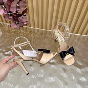 Bagsaaa Valentino Bowow Kidskin Sandal 95Mm beige - 3