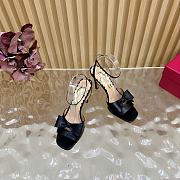 Bagsaaa Valentino Bowow Kidskin Sandal 95Mm black - 4
