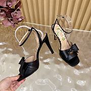 Bagsaaa Valentino Bowow Kidskin Sandal 95Mm black - 3