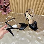 Bagsaaa Valentino Bowow Kidskin Sandal 95Mm black - 2