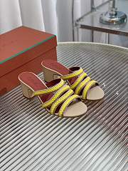 Bagsaaa Loro Piana Summer Charms sandals in yellow - 1